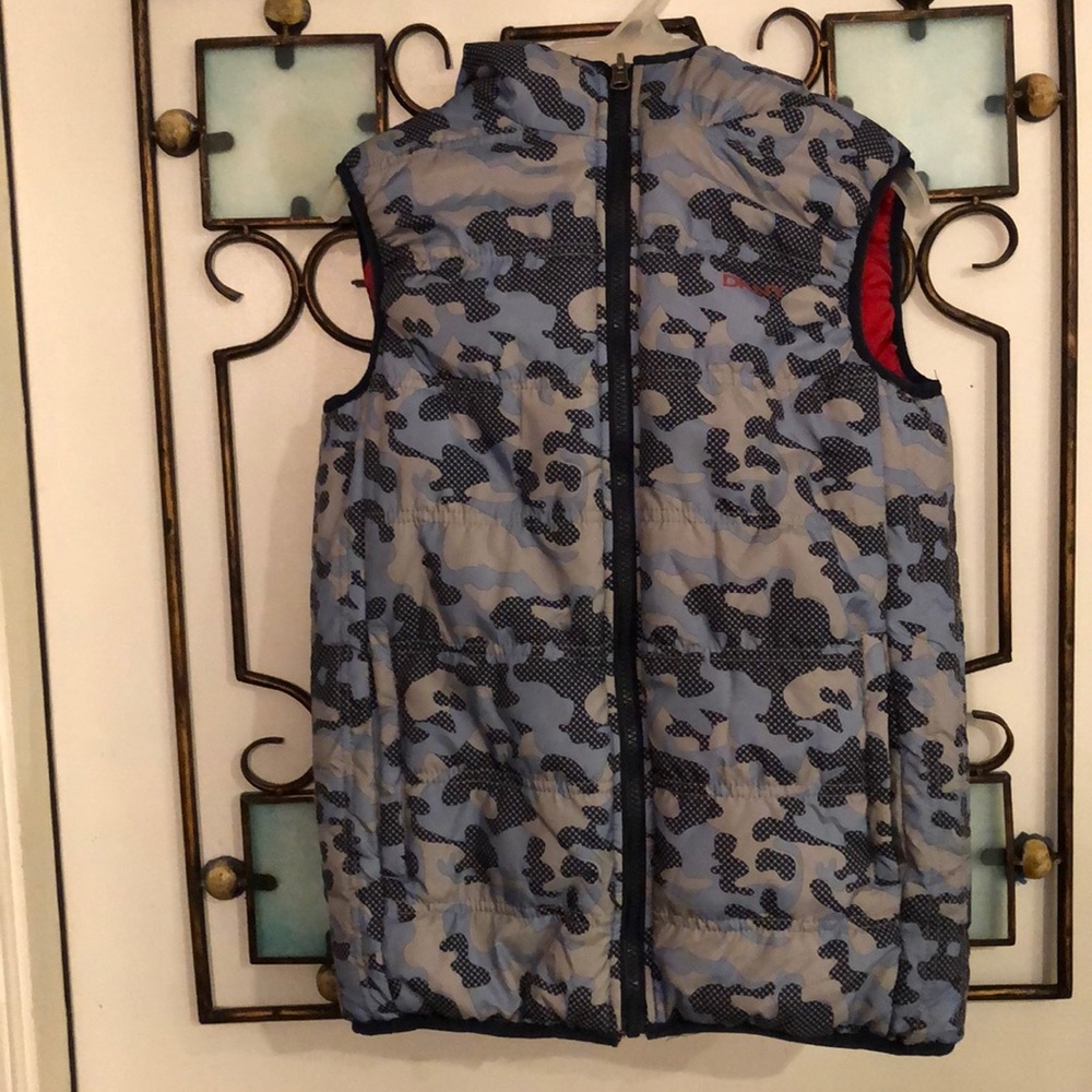 Boys DKNY medium reversible winter vest